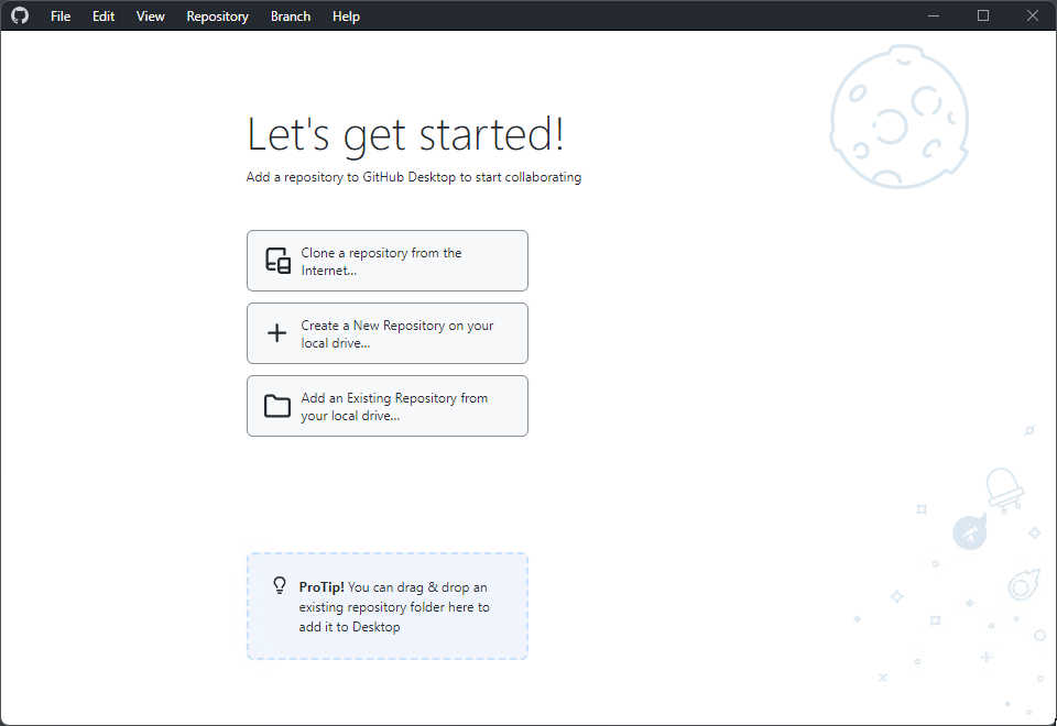 Télécharger le repo depuis Github Desktop